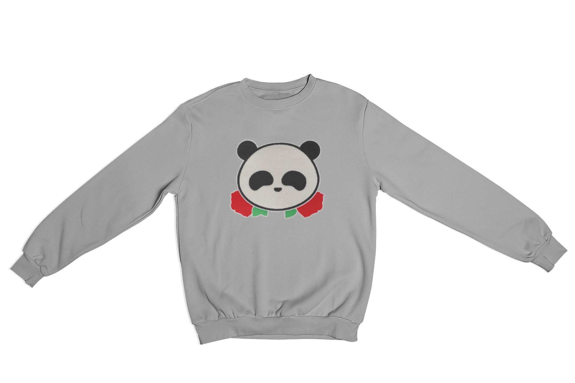 Panda on sale rose sweatshirt